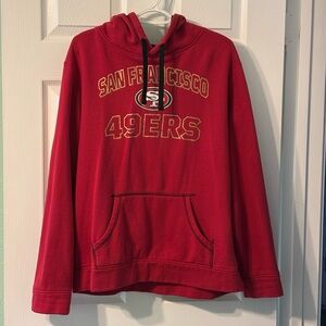 San Francisco 49ers Red and Gold Fanatics Brand Hoodie, Men’s Large, NFL